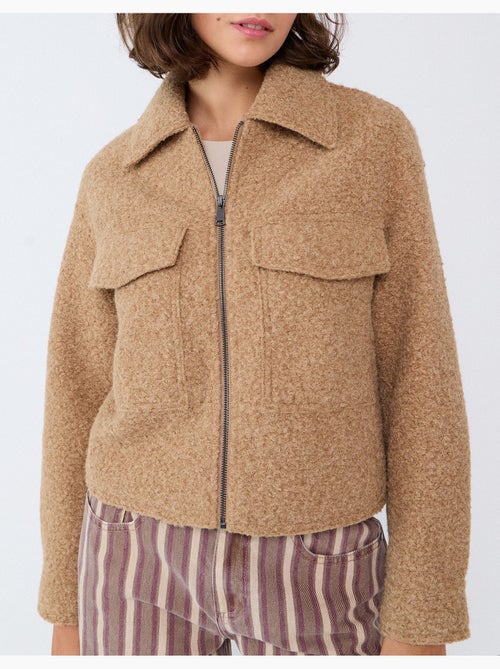 Giacca corta con effetto bouclé, mo fashion - Kiabi