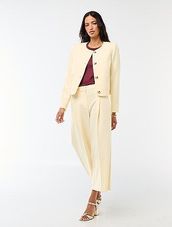 Giacca corta da cerimonia tinta unita