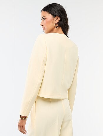 Giacca corta da cerimonia tinta unita