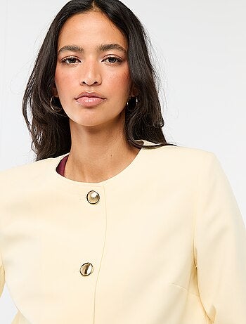 Giacca corta da cerimonia tinta unita