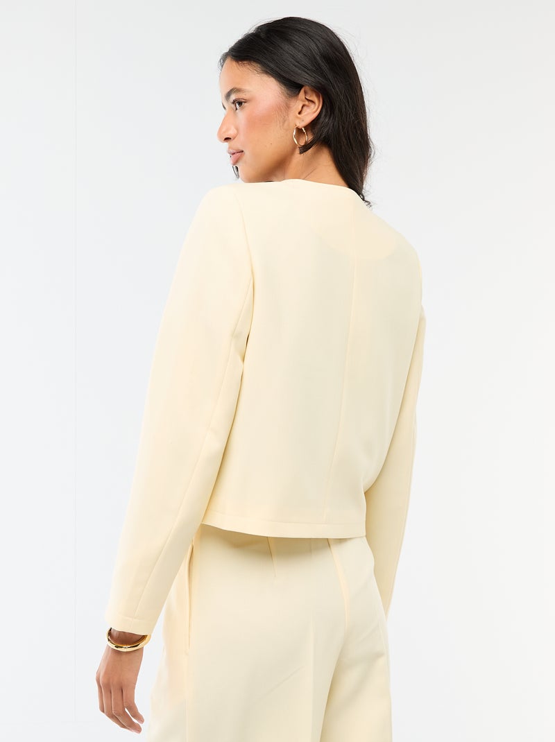 Giacca corta da cerimonia tinta unita Beige - Kiabi