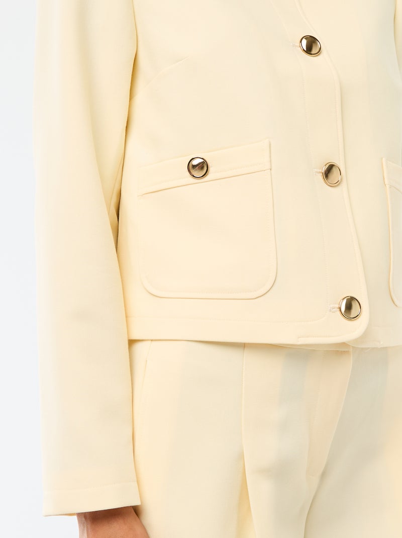 Giacca corta da cerimonia tinta unita Beige - Kiabi