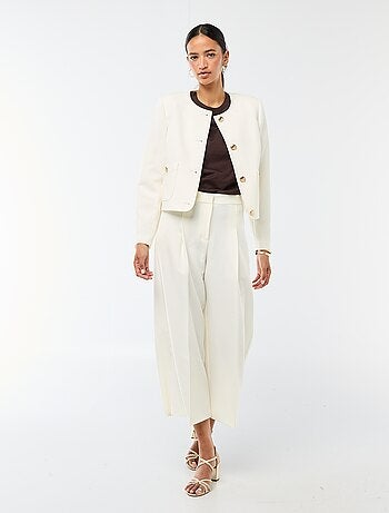 Giacca corta da cerimonia tinta unita