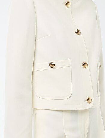 Giacca corta da cerimonia tinta unita