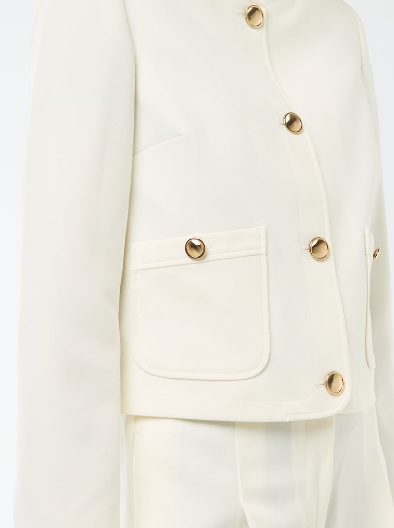 Giacca corta da cerimonia tinta unita Bianco - Kiabi