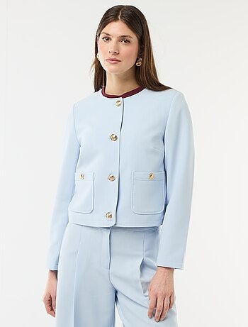 Giacca corta da cerimonia tinta unita