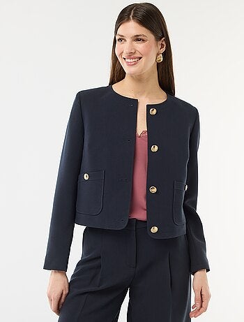 Giacca corta da cerimonia tinta unita