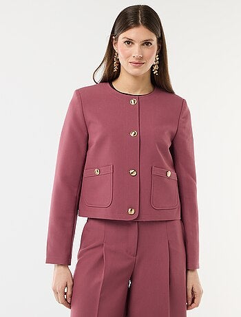 Giacca corta da cerimonia tinta unita