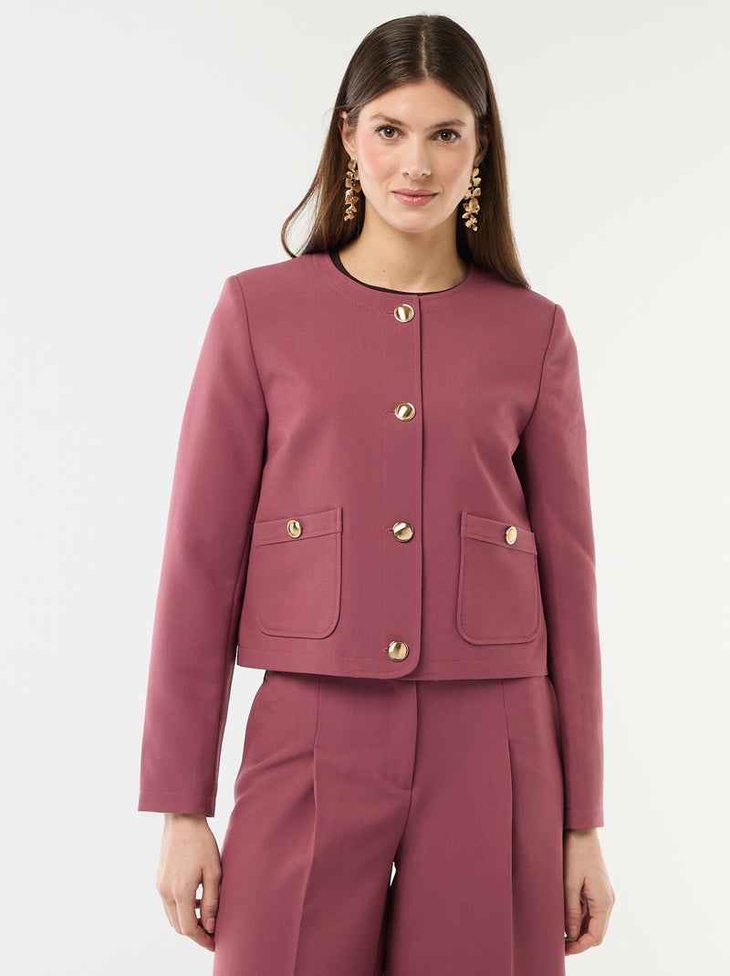 Giacca corta da cerimonia tinta unita Rosso - Kiabi