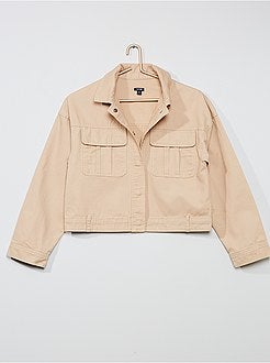 Giacca corta di tela - Kiabi