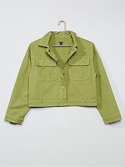 Giacca corta di tela - Kiabi