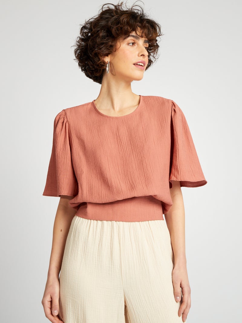 Giacca corta fucsia - Kiabi
