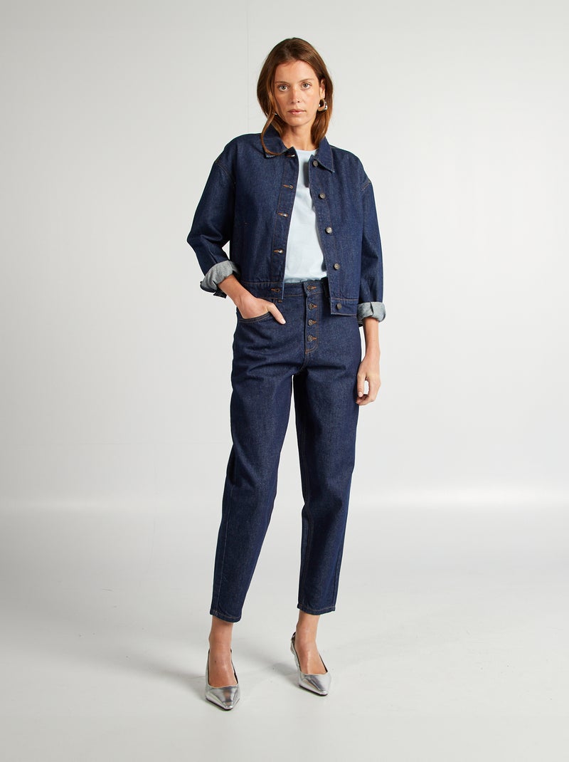Giacca corta in jeans BLU - Kiabi