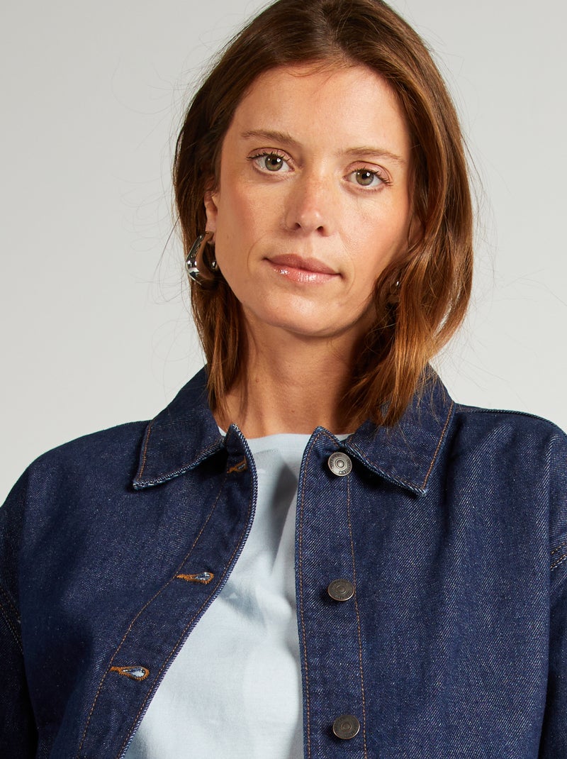 Giacca corta in jeans BLU - Kiabi