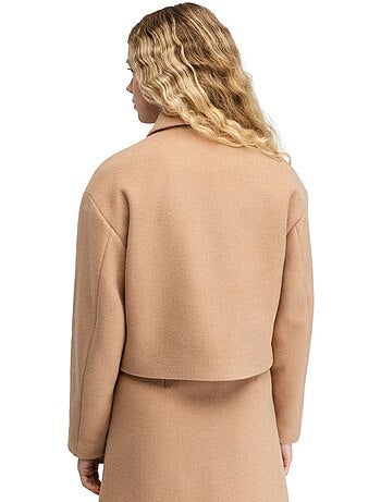 Giacca corta in lana da donna donna strodet-w sand