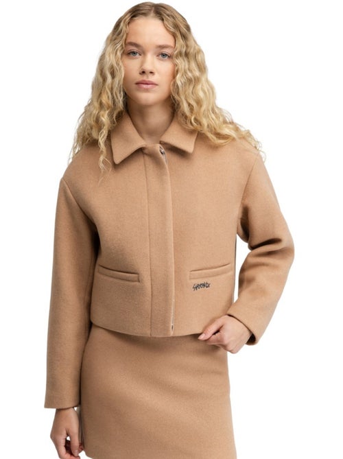 Giacca corta in lana da donna donna strodet-w sand - Kiabi Giacca corta in lana da donna donna strodet-w sand - Kiabi