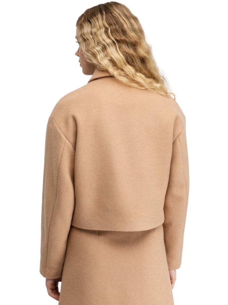 Giacca corta in lana da donna donna strodet-w sand Beige - Kiabi