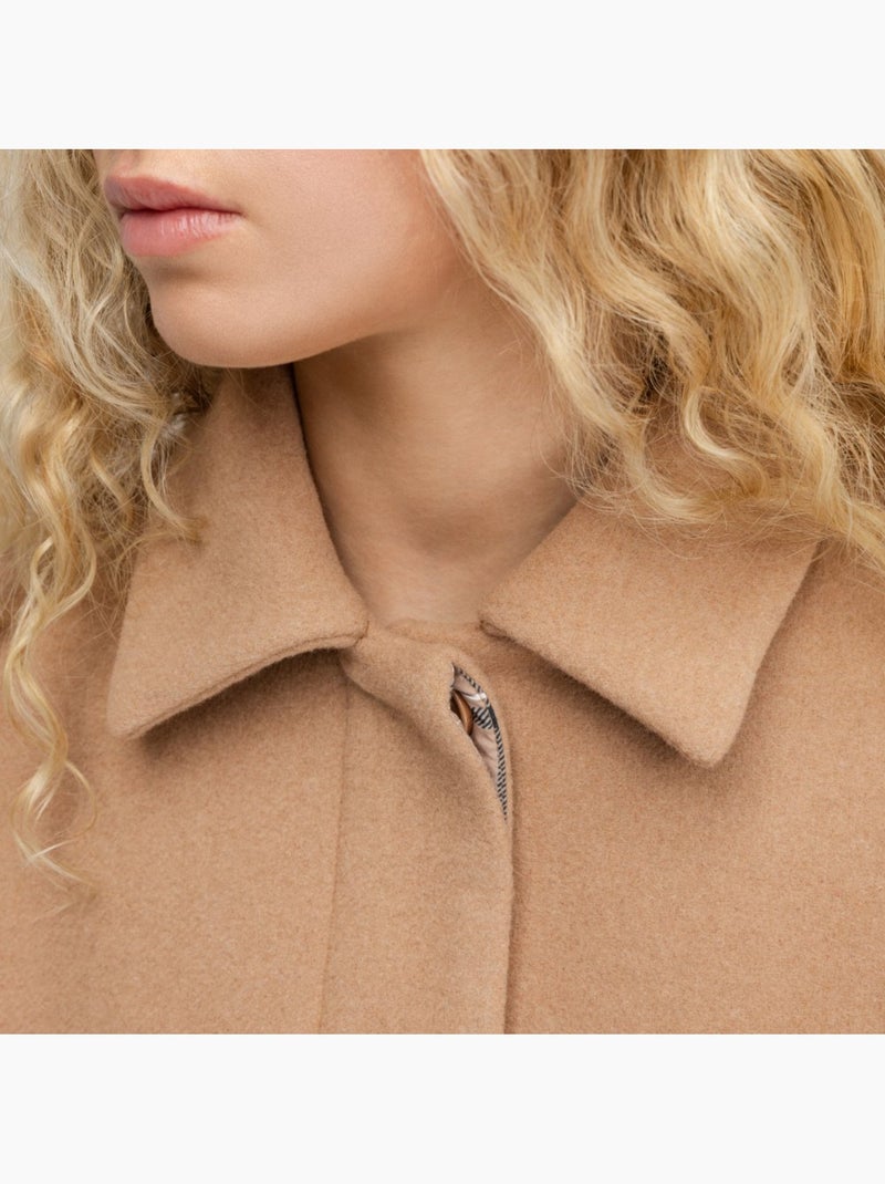 Giacca corta in lana da donna donna strodet-w sand Beige - Kiabi