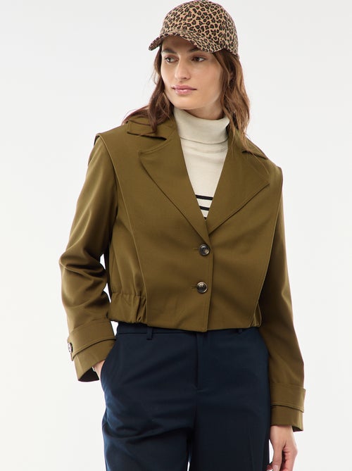 Giacca corta stile trench - Kiabi