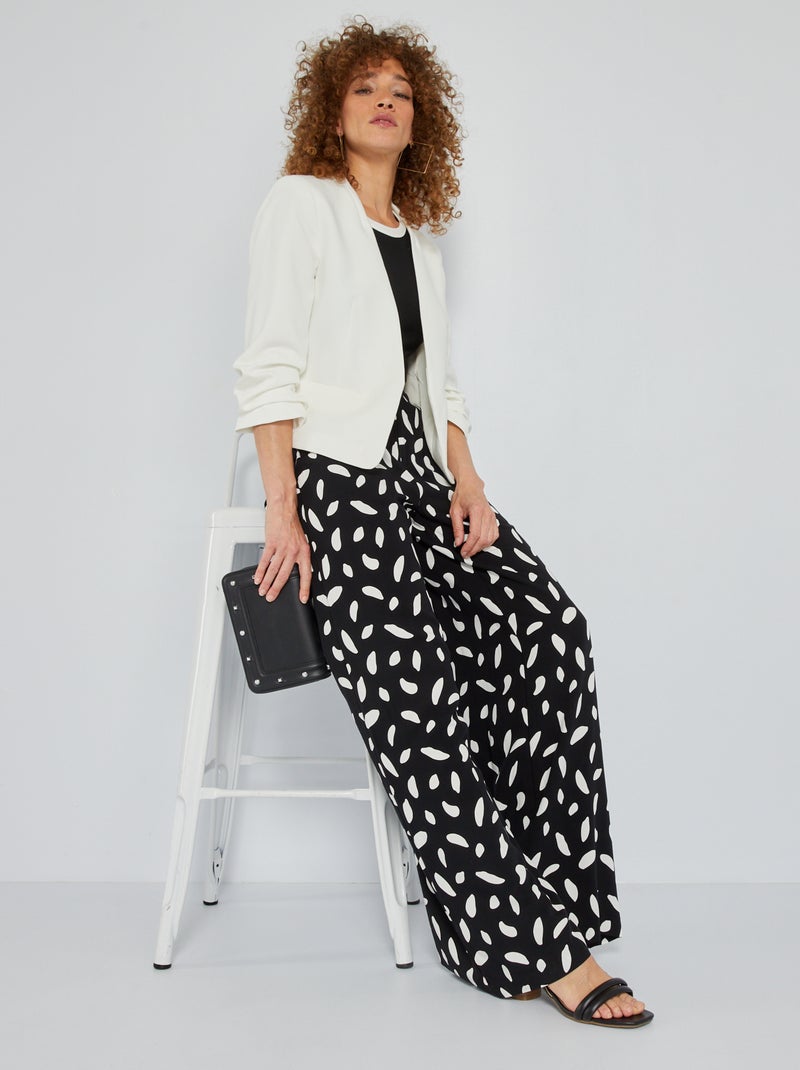 Giacca corta tipo blazer Bianco - Kiabi