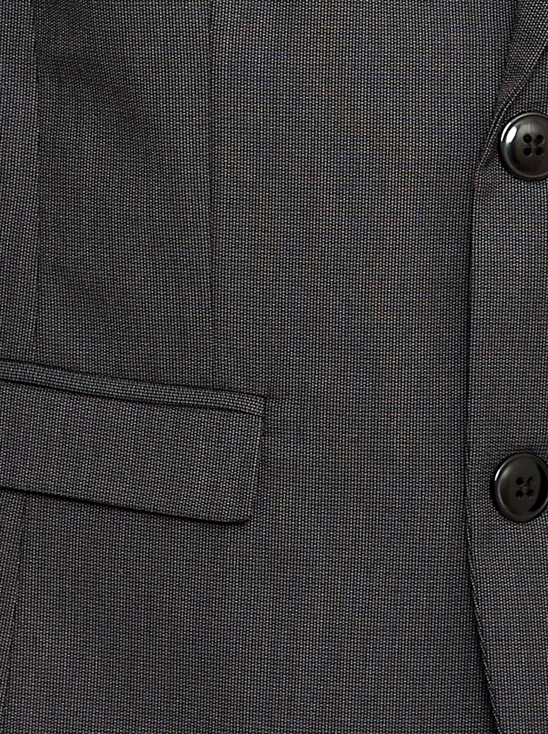 Giacca da abito slim fit tinta unita Nero - Kiabi