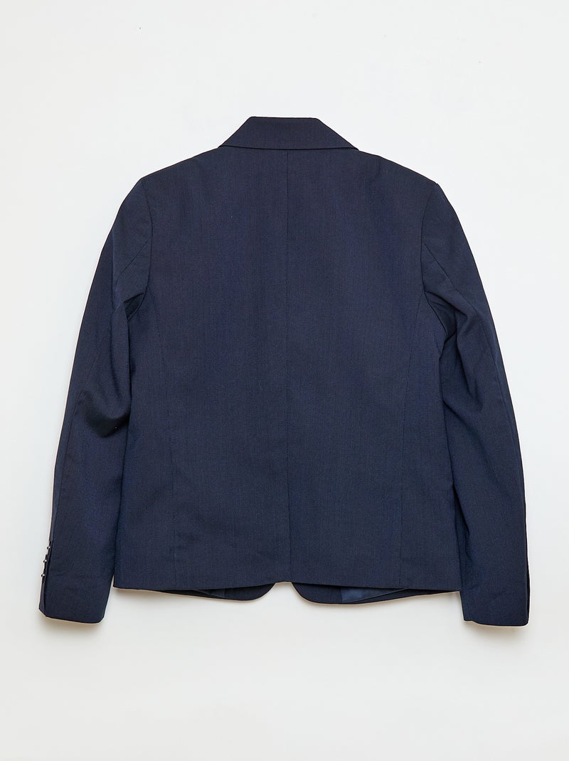 Giacca da abito slim fit tinta unita Nero - Kiabi