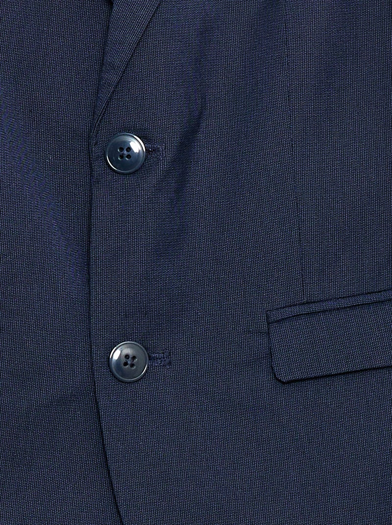 Giacca da abito slim fit tinta unita Nero - Kiabi