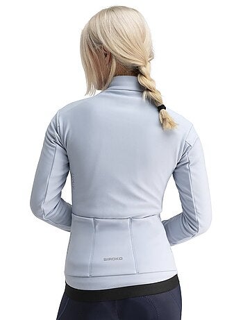 Giacca da ciclismo softshell da donna ciclismo donna j1 bluebell