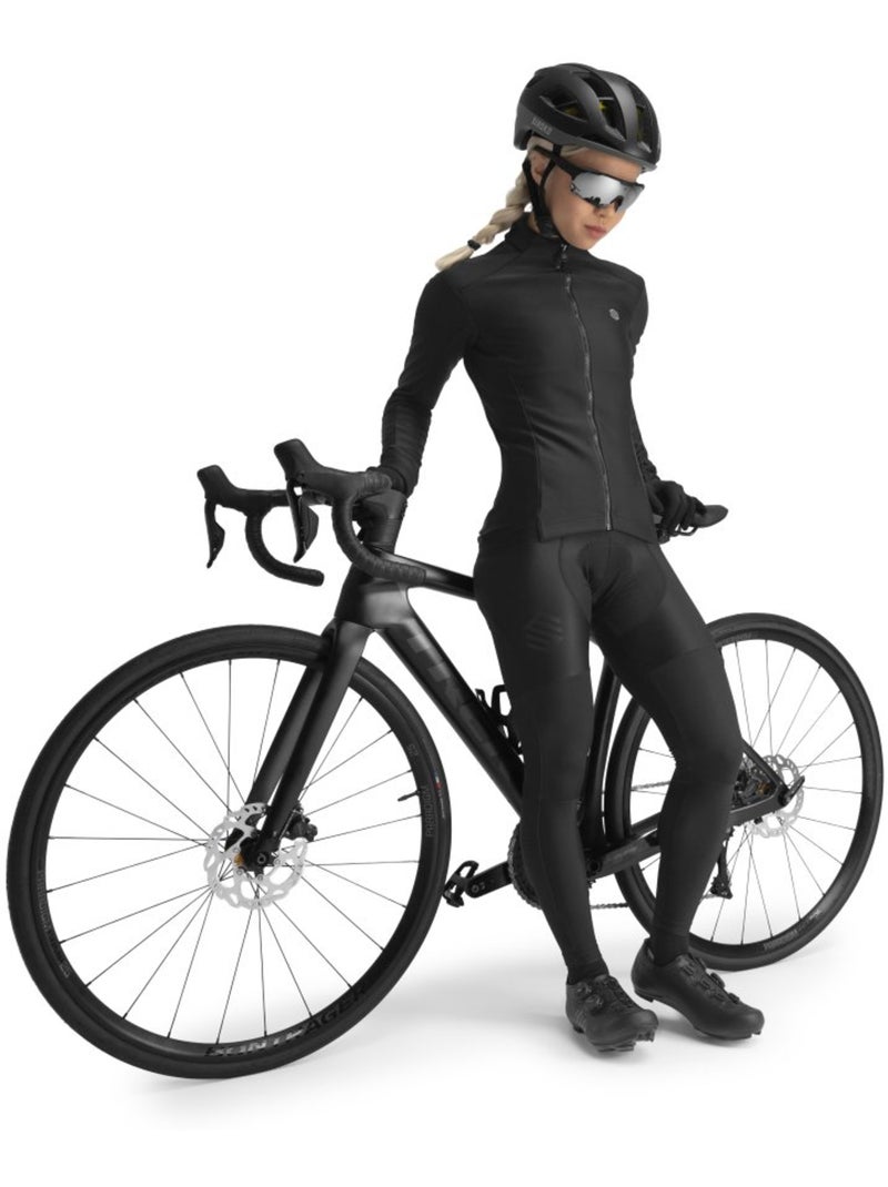 Giacca da ciclismo softshell da donna ciclismo donna j1 vermont Nero - Kiabi
