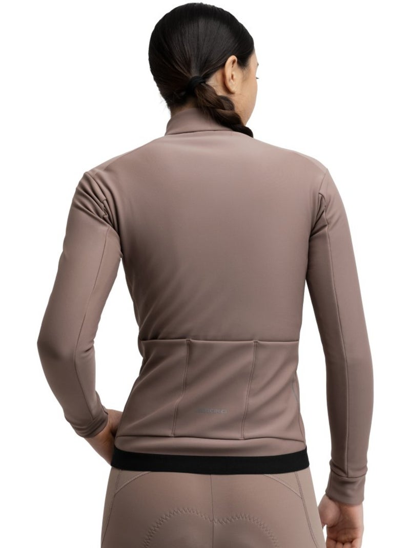 Giacca da ciclismo softshell da donna ciclismo donna j1-w bordala Marrone - Kiabi