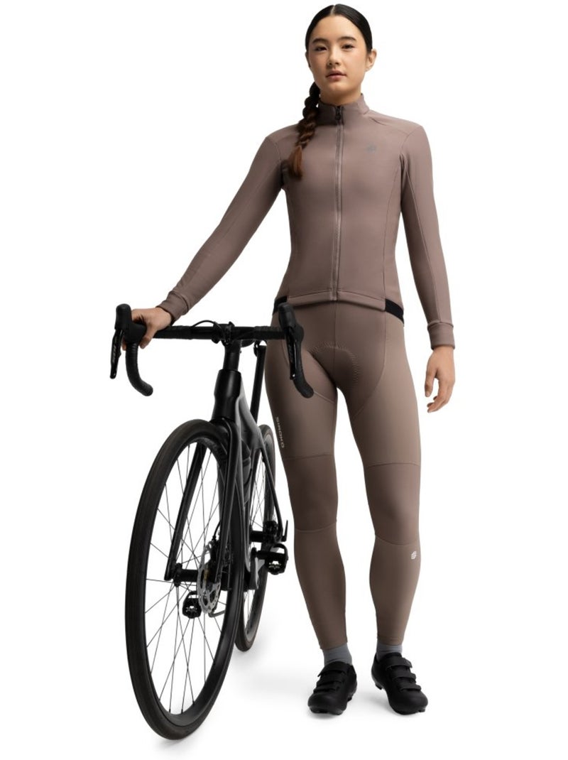 Giacca da ciclismo softshell da donna ciclismo donna j1-w bordala Marrone - Kiabi