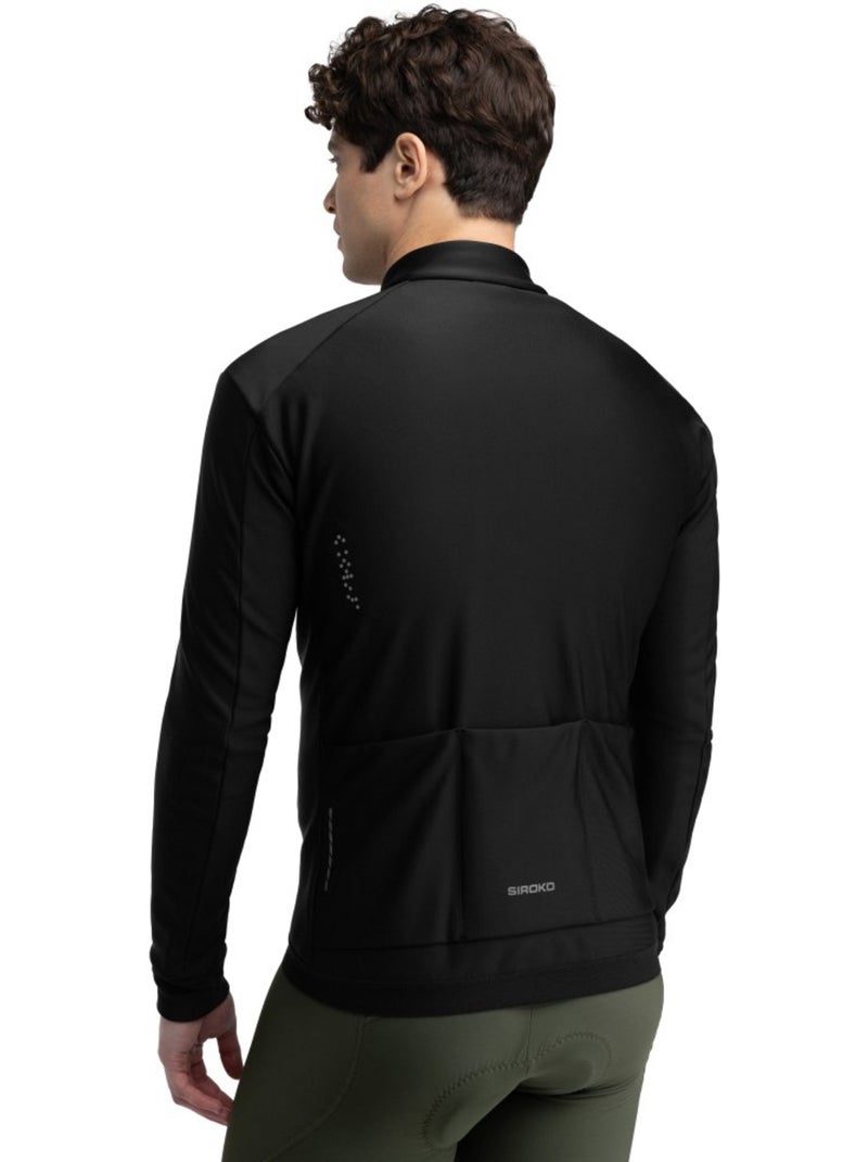Giacca da ciclismo softshell da uomo ciclismo uomo j1 furkapass Nero - Kiabi