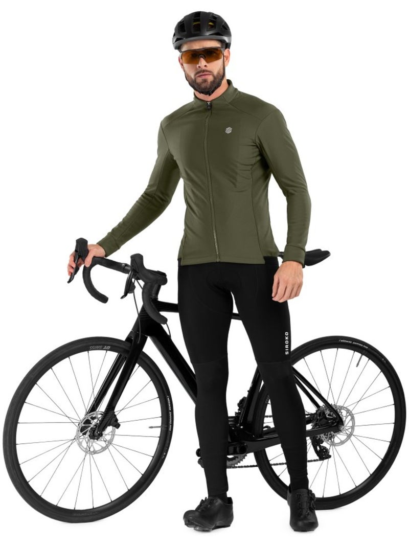 Giacca da ciclismo softshell da uomo ciclismo uomo j1 khangai Verde - Kiabi