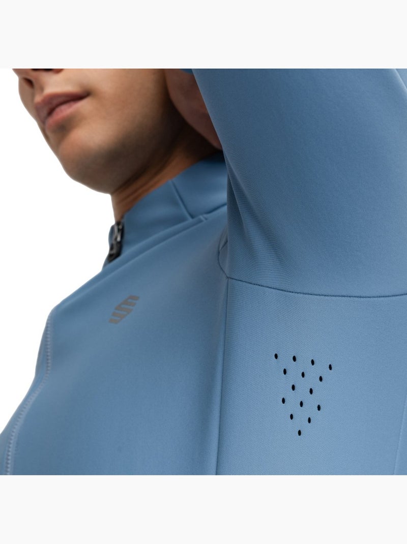 Giacca da ciclismo softshell da uomo ciclismo uomo j1 lieja Blu - Kiabi