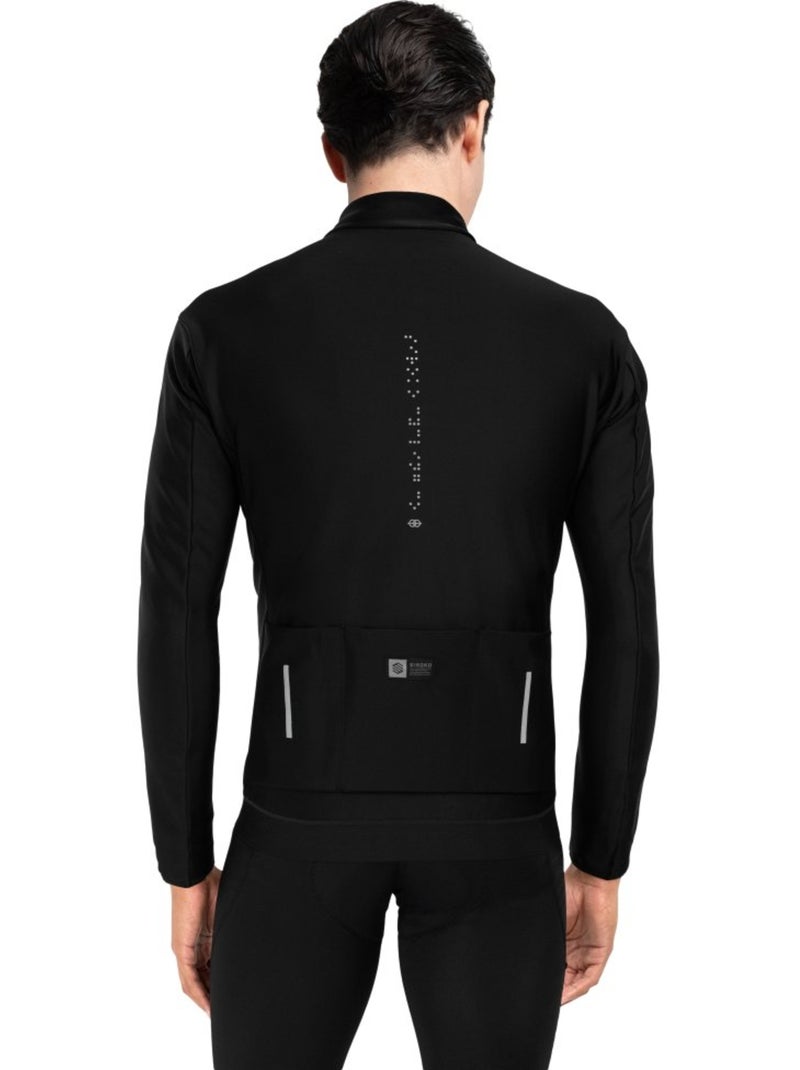 Giacca da ciclismo softshell da uomo ciclismo uomo j3 seymour Nero - Kiabi