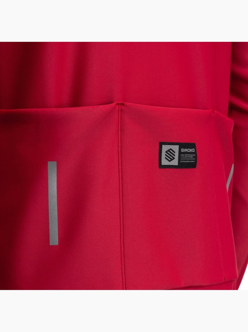 Giacca da ciclismo softshell da uomo ciclismo uomo j3 souplesse Rosso - Kiabi