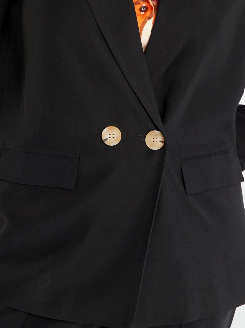Giacca da completo a doppiopetto Nero - Kiabi