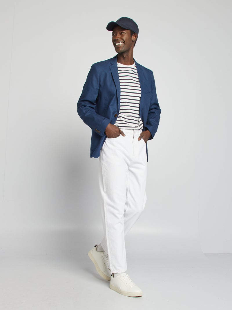 Giacca da completo aderente / Slim fit blu - Kiabi