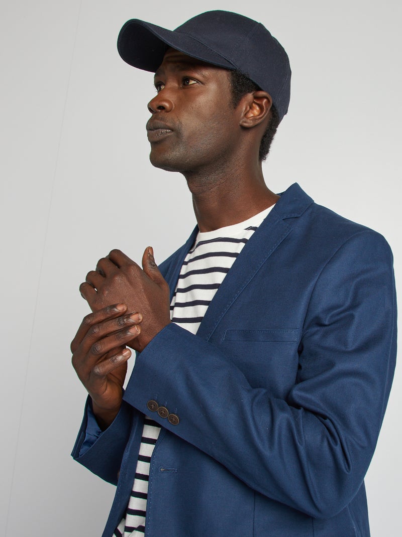 Giacca da completo aderente / Slim fit blu - Kiabi