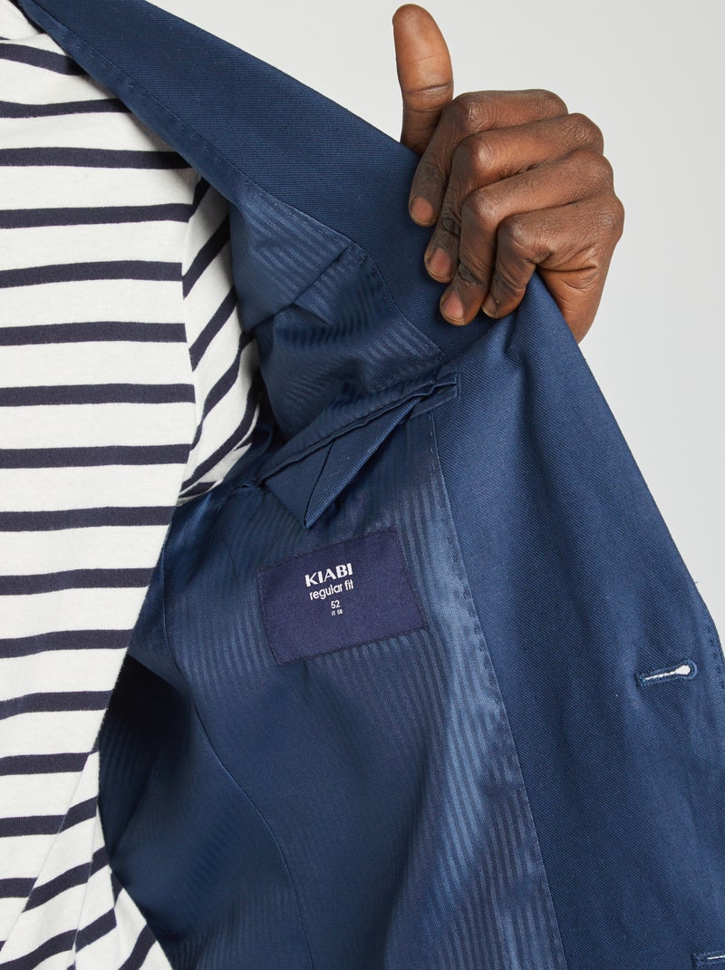 Giacca da completo aderente / Slim fit blu - Kiabi