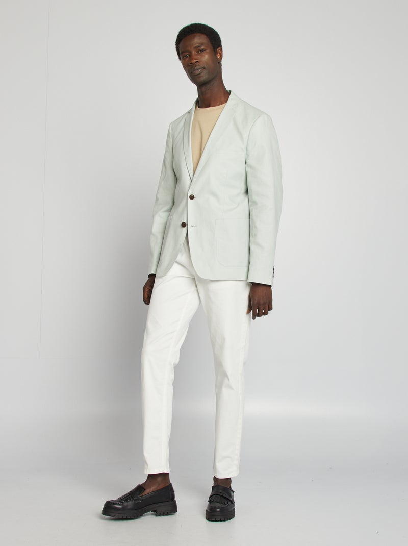 Giacca da completo aderente / Slim fit GRIGIO - Kiabi