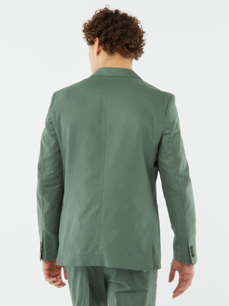 Giacca da completo aderente / Slim fit VERDE - Kiabi