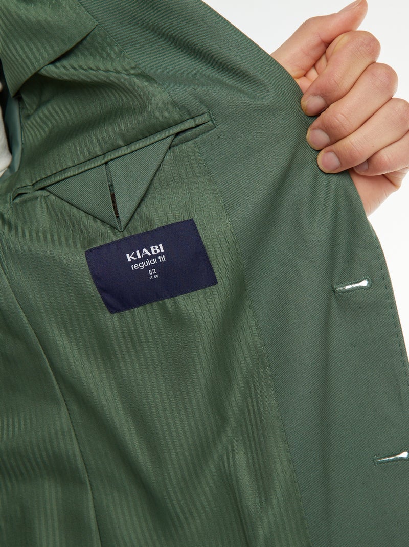 Giacca da completo aderente / Slim fit VERDE - Kiabi