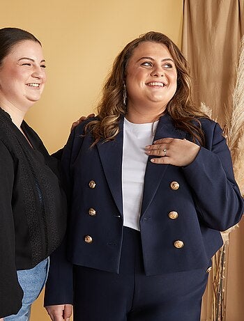 Giacca da completo cropped