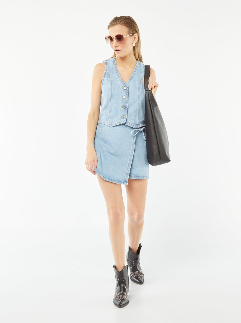 Giacca da completo in jeans BLU - Kiabi