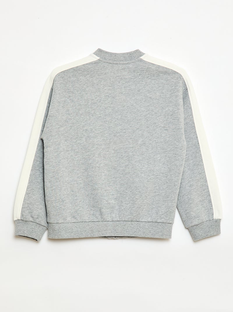 Giacca da jogging bicolore Grigio - Kiabi