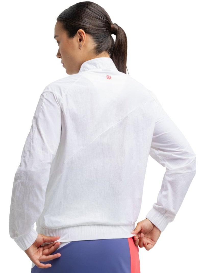 Giacca da padel donna padel donna scenic Bianco - Kiabi