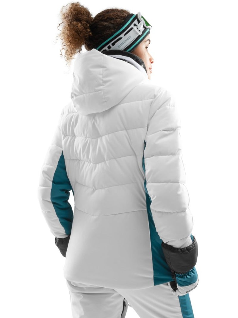 Giacca da sci da donna sport invernali donna w7-w anniviers Bianco - Kiabi