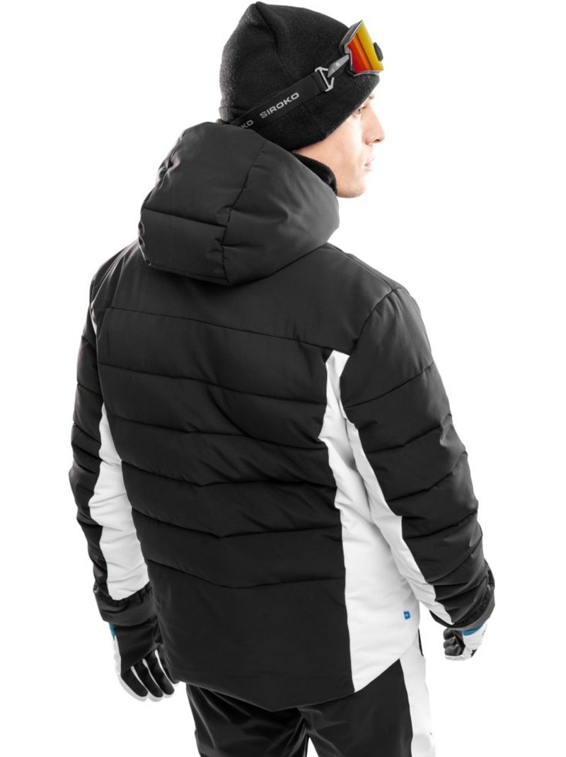 Giacca da sci da uomo sport invernali uomo w7 crans-montana Nero - Kiabi