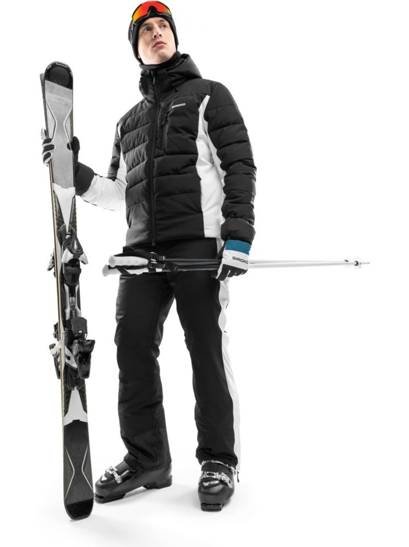 Giacca da sci da uomo sport invernali uomo w7 crans-montana Nero - Kiabi